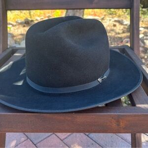 Royal Stetson The Open Road Size 7 Black Fedora
